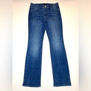White House Black Market Women’s Mid Rise Slim Boot Everyday Soft Jeans size- 6